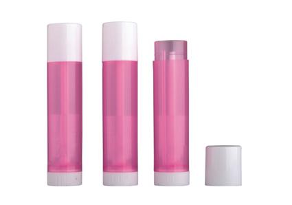 PP, PS, AS, ABS material bottle and cap UV printing Custom Lip Balm Pots service
