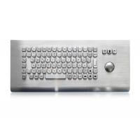 China IP65 Rugged Industrial Metal Keyboard Wall Mount Kiosk Keyboard With Trackball on sale