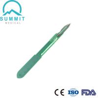 China Stainless Steel Surgical Scalpel Blade , Side Activated Single Use Scalpel on sale