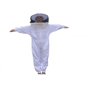 China Terylene Honey Bee Protection Suit Kids Beekeeping Protective Clothing With Round Veil supplier