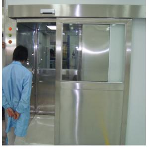 ISO 7 Energy Efficient Stainless Steel Air Shower Room With Automatic Slid Door