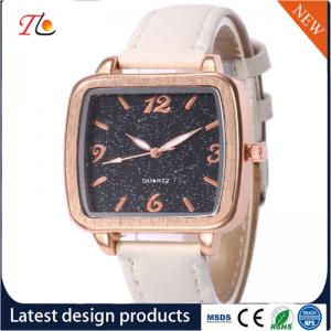 China Wholesale PU Lady Wrist Watch Alloy Case Square Dial Multicolor Strap PU Watch Band Fashion Watches wholesale