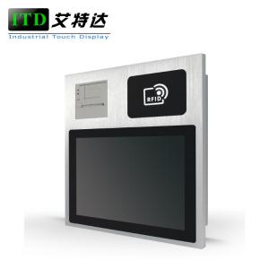 China IP65 Embedded Touch Screen Rugged Panel Computer For Kitchen Easy To Clean supplier