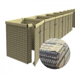 China Galvanized Gabion Box Bastion Wall Flood Defensive Barrier Wall supplier