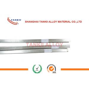 China 99.6% Purity Nicr Alloy Silver White Nickel Flat / Round Bar 1330mm Width supplier