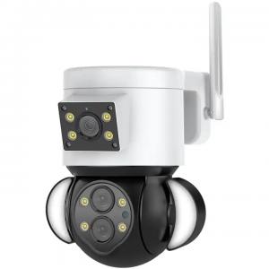 WiFi Surveillance CCTV Security Camera Dual Lens 4X 10X Zoom Camera