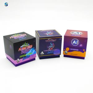 China 350-400g Custom Vape Packaging Vape Oil Packaging Boxes Paper Cigarette Box supplier