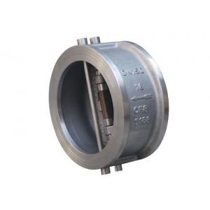 China Dual Disc Wafer Type Check Valve Butterfly API 594 ANSI 150LB For Water supplier