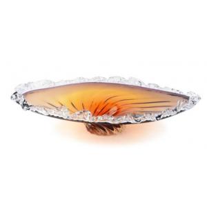 Customized Glass Crystal Fruit Bowl Large Handmade Craftsmanship