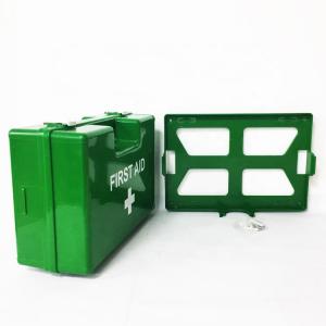 1-10 Person First Aid Kit Wall Mounted With Bracket Office Industrial 14 Pieces
