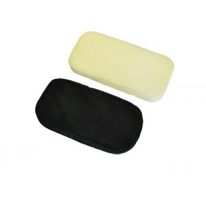 China Yellow Color Soft Chair Memory Foam Arm Pads Covers Stretch Over Armrests Office Chair supplier