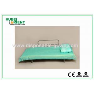 Light Weight Anti Static Blue Disposable Bed Sheets 30gsm to 40gsm , 60x180cm