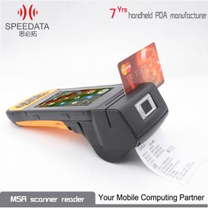 China Orange Windows Wireless PDA Thermal Printer 4.5 Inch High Definition IPS LCD supplier