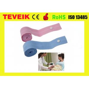 China Latex Free M2208A Fetal Monitor Belt  CTG Belts with Button 6cm*120cm with RoHS Compliant supplier