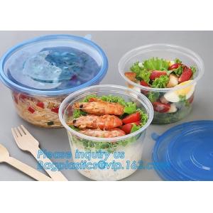 China 550ml Microwavable Plastic Disposable Food Packaging Container Rice Bowls For Food,Pp Round disposable cheap high qualit supplier