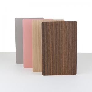 Carbon Crystal Bamboo Charcoal Wood Veneer Wood Grain Wall Panels Mould Proof
