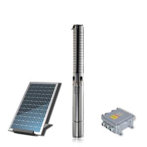 China 3 Inch,4 Inch Deep Well Stainless Steel Impeller Solar Submersible Pump,Brushless DC Solar Pump, Solar Power Water Pump supplier