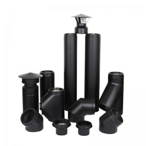 Weatherproof 6 Inch Insulated Chimney Pipe Easy Install Fully Sealed Components