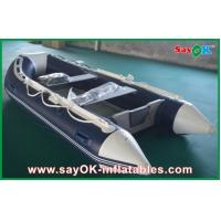China Rigid Hull Fiberglass Small Inflatable Boats With Heavy Duty Aluminum Floor on sale