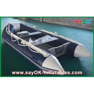 Rigid Hull Fiberglass Small Inflatable Boats With Heavy Duty Aluminum Floor