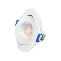 China Round Dimmable LED Recessed Lights , 3.5inch 9w Gimbal Recessed Lighting on sale