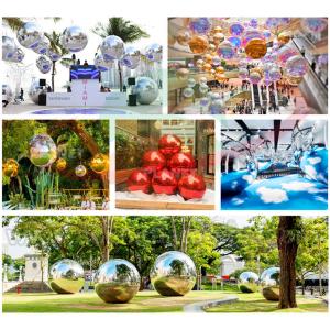 Mall Decoration Mini Reflective Mirror Disco Ball PVC Rainbow Colorful Big Inflatable Balls Mirror