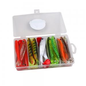 Japan Shad Bait Fishing Lures Artificial Bait Jig Head Fly Rubber Fishing Bait