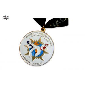 Championship School Awards Medals Medallion Personalised Design , Enamel Fill