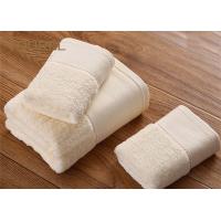 Elegant Cotton Hand Towel / 5 Star Hotel Towels 200 - 600g For Hotel Guest
