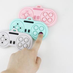 Baby Teething Products - Washable Various Colors custom cute cartoon player controller shape silicone teethers toys