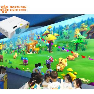 China 3400 Lumens Kids Interactive Painting Games Interactive Wall Projection System supplier