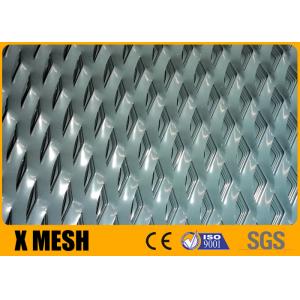 Grey Aluminum Expanded Metal Sheet Plate 2mm Thickness