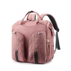 600D Travel Mommy Backpack Nursing Diaper Bag Foldable Crib
