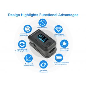 China OLED Display Digital Fingertip Pulse Oximeter Medical Devices Battery operated supplier