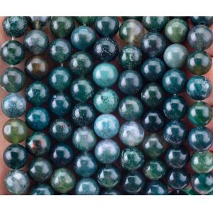 Round Moss Agate Bead 4mm Gemstone Beads For DIY Jewelry Making