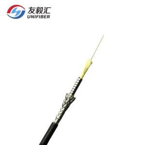 China G657A2 TPU Jacket Military Tactical Optical Fiber Cable supplier