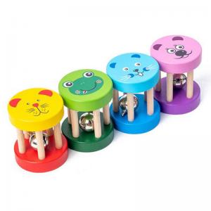 Musical Wooden Rattle Montessori For Baby Crib Toys Baby Educational