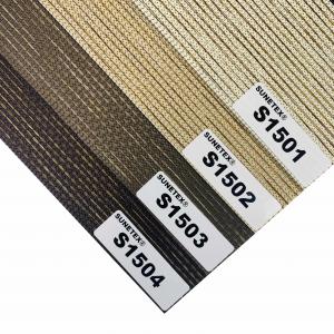 China Groupeve'S Rolling Blind Fabrics With Jacquard Zebra Blinds For Hotels supplier
