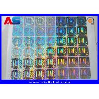 China Custom Holographic Stickers , Anti Fake 3D Hologram Stickers Printing on sale
