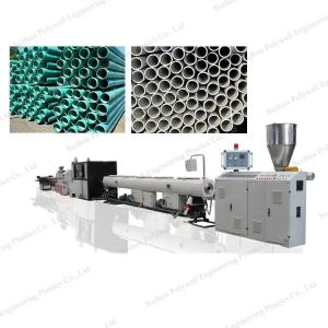 China PVC (UPVC CPVC) Pipe Making Extrusion Equipment for Water Drainage Sweage Supply supplier