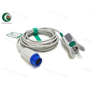 China Db Adult Finger Clip Medical SPO2 Sensor Probe Reusable 9pin wholesale