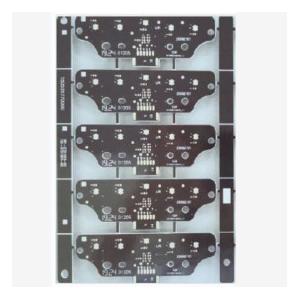 HASL FR4 2 Layer Aluminum PCB Board 1.0mm Black Solder Mask
