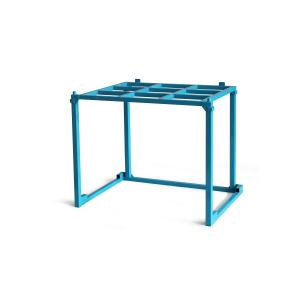 CE RAL Painted 1.5T Capacity Folding Stackable Steel Racks
