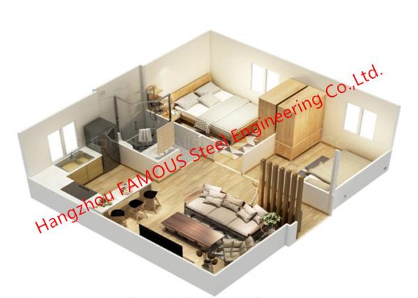 Standard Luxury Folding Integrated House Fast Assembly Expandable Container