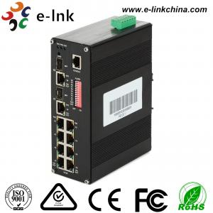 China Industrial Power Over Ethernet Gigabit Switch , Industrial Managed Ethernet Switch supplier