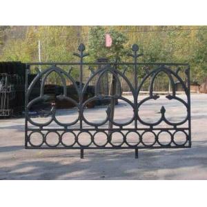 China Portland Cast Iron Fence Panels Powder Coated Steel Prefab Metal Fence Panels supplier