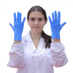 China Large Royal Blue Disposable Industrial Nitrile Gloves wholesale