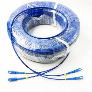 China Armored Fiber Optic Patch Cable , Singlemode Multicore Outdoor Lc Lc Patch Cord supplier