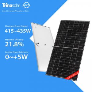 Mono Facial Trina Solar Bifacial Modules 415w 420w 425w Photovoltaic Solar Panels