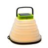 China Lámpara solar plegable de silicona IP65, luz LED solar plegable para acampada, recargable por USB wholesale